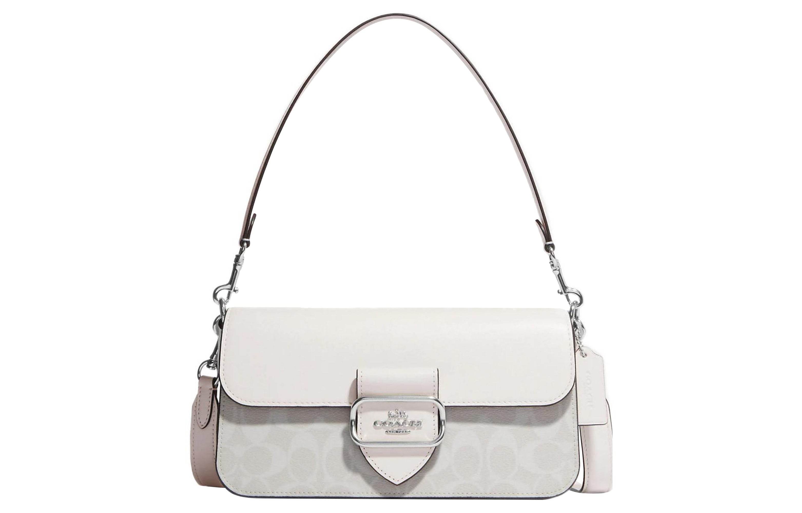 Сумка женская Coach Morgan 27 Logo Lock Flap Canvas - Boxette Shop